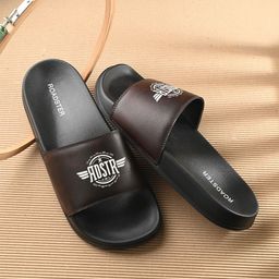 Roadster The Lifestyle Co. Men Typography Printed Sliders-55