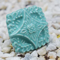 The Decor Mart Set Of 4 Green Ceramic Decorative Knobs-54