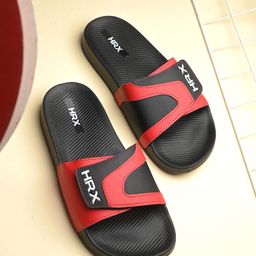 HRX by Hrithik Roshan Men Colourblocked Sliders-image-21
