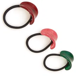 Accessorize Set Of 3 Ponytail Holders image 2