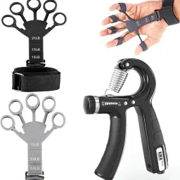 Hand Power Gripper & Finger Resistance Band for Muscle Build & Injury Recovery Hand Grip/Fitness Grip-14