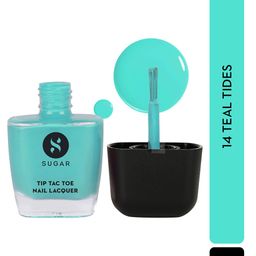 SUGAR Tip Tac Toe Long Lasting Glossy Nail Lacquer 9ml - Teal Tides 14-51