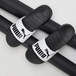 Puma Unisex Brand Logo Print Popcat 20 Res Sliders-7