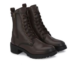 Delize Women Heeled High-Top Regular Boots-picture-19