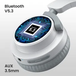 portronics Muffs M2 Wireless Bluetooth & Wired Headset image 2