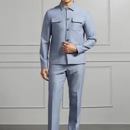 Blackberrys Slim-Fit Single Breasted Two-Piece Formal Suit-picture-41