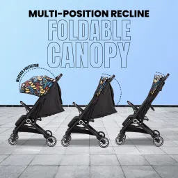 tinyberg Feather Lite Baby Stroller | Lightweight & Foldable | Up to 5 Year | Stroller image 5