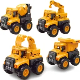 JCB Toy Excavator, Dumper , Cement Truck and Crane play set Construction toys-picture-18