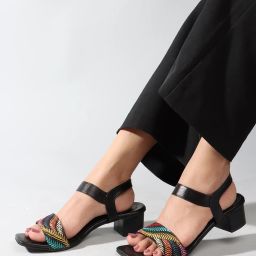 Women PT-S383 Lightweight Comfort Summer Trendy Premium Stylish Party disigin Heels Sandal-image-55