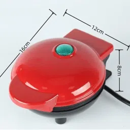 wishlist 3-in-1 Mini Waffle Maker Machine | 4-Inch Waffle Iron for Breakfast Waffle Maker image 3