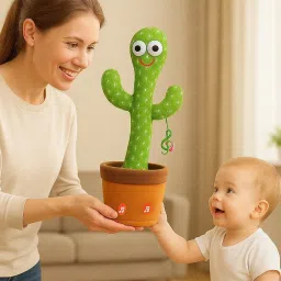 Talking Cactus Toy for Kids – Musical Dancing Educational Toy for 0-3 Years-picture-19