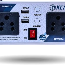 12/24V 220V DC/AC Converter | 100W Car Inverter with 2 USB & Protection Car Inverter-picture-29