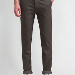 Arrow Sport Men Textured Urban Slim Slim Fit Trousers-picture-24