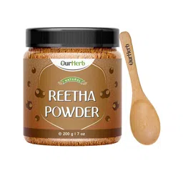OurHerb Reetha Powder For Hair Care With Wooden Spoon - 200 g-33