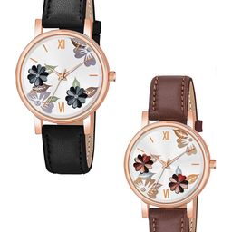 Gopal Shopcart Unisex Printed Dial & Straps Analogue Watch C36RG BLK BRO Fosil L-image-53
