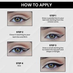 Color Diva Set Of 2 Water Resistant Long Lasting Liquid Eyeliner - 7 ml Each image 2