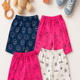 CORTICA Unisex Kids Pack Of 4 Shorts-image-70