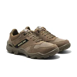 Woodland Men Printed Leather Sneakers-image-69