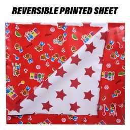 Kuber Industries Red Reversible Mattress Protector image 5