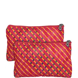 Kuber Industries Geometric Printed Swagger Tote Bag with Quilted-46
