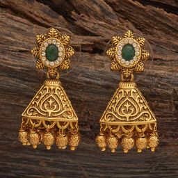 Kushal's Fashion Jewellery Dome Shaped Jhumkas Earrings-17