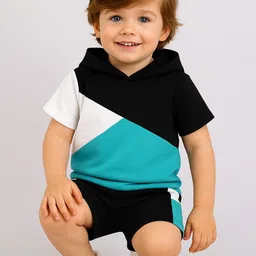 BAESD Unisex Kids Printed T-shirt with Shorts-image-78