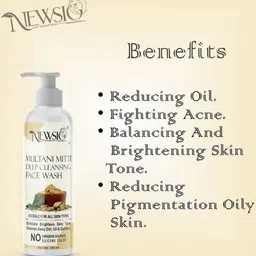 Newsio Set Of 2 Deep Cleansing Face Wash-100 ml Each image 2