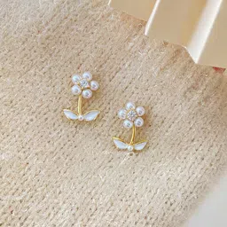 Krelin Floral Studs Earrings-image-73