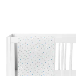 The White Cradle Triangle Printed Organic Cotton Swaddle-11