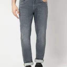 SPYKAR Men Slim Fit Low-Rise Light Fade Stretchable Jeans-picture-51