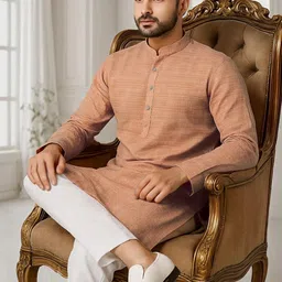 JASHNA Woven Design Cotton Kurtas-picture-53