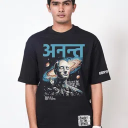 Bloopers Store Men Graphic Printed Round Neck Cotton Relaxed Fit T-shirt-image-88