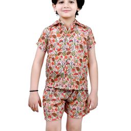 Arshia Fashions Boys Printed Shirt with Shorts-image-75