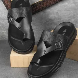 Metro Men Leather Comfort Sandals-picture-11