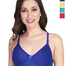 LiigneWomen Full Coverage Lightly Padded Pack of 4 Bra Bra-36