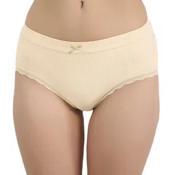 Moda Rapido Seamless Mid-Rise Basic Briefs FRILL_SKIN_S-image-14