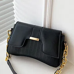 LULU & SKY PU Oversized Structured Handheld Bag with Tasselled-image-89