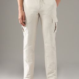 Arrow Sport Spring Sorbet Men Striped Slim Fit Cargos Trousers-image-14