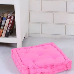 Dolce Casa Pink Velvet Square Chair Pad-image-71