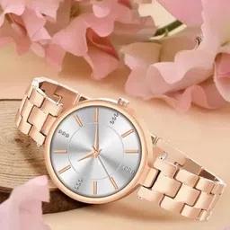 SZN Women Round Dial & Stainless Steel Straps Analogue Watch Silver dial laddyG1SZN-image-29