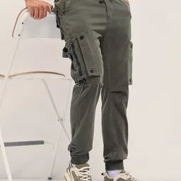 THE BEAR HOUSE Men Cargos Trousers-picture-15