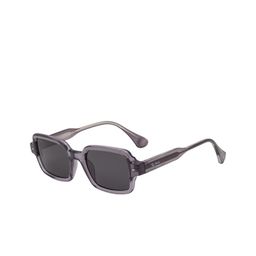 Ted Smith Unisex Rectangle Sunglasses with UV Protected Lens WALT_C2-GREY image 4