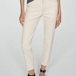 MANGO Women Mom Fit High-Rise Stretchable Jeans-picture-39