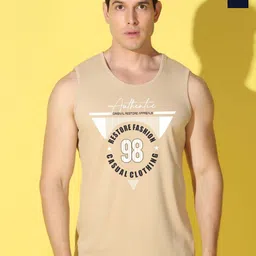 WOOSTRO Pack Of 2 Printed Pure Combed Cotton Gym VestsVWS26(98 RUST)(MORE NAVY)-image-64