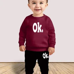MGRS Kids-Unisex Maroon Clothing Set-picture-7