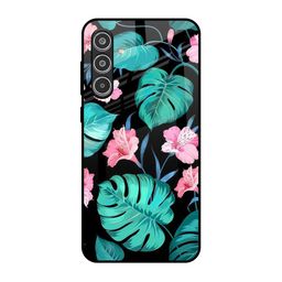 QRIOH Tropical Leaves Printed Samsung Galaxy A56 5G Silicone Back Case Mobile Accessories-image-79
