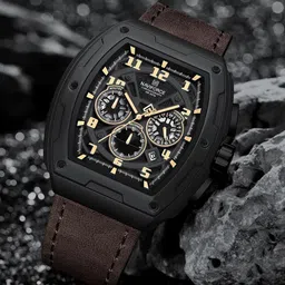 Naviforce Men Dial & Leather Straps Analogue Chronograph Watch NF8053_B Y DBN-31