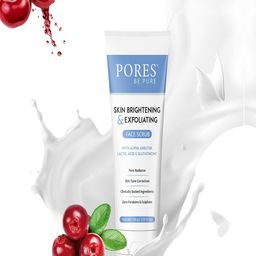 PORES Be Pure Set Of 2 Skin Brightening Face Scrub With Glutathione-100ml Each image 1