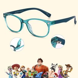Peter Jones Eyewear Unisex Kids Full Rim Rectangle Frames-image-21