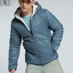 Puma Men Reversible Slim Fit Fleece Jacket-57